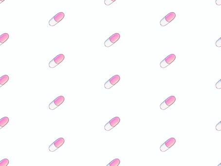 カプセル薬　② 薬,カプセル,医薬品,サプリメント,病気,医療,薬局,処方,健康,ピンクのイラスト素材