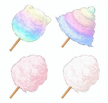 cotton candy set, , JPG and PNG