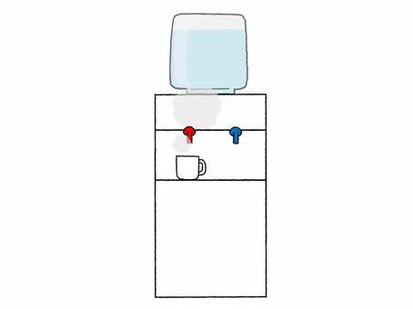 ウォーターサーバー ウォーターサーバー,機械,お湯,コーヒー,お知らせ用,宣伝用,pop調,手描き,挿絵,ワンポイントのイラスト素材