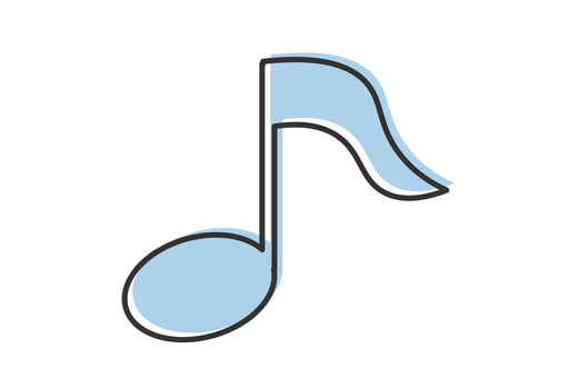 青い音符アイコン
