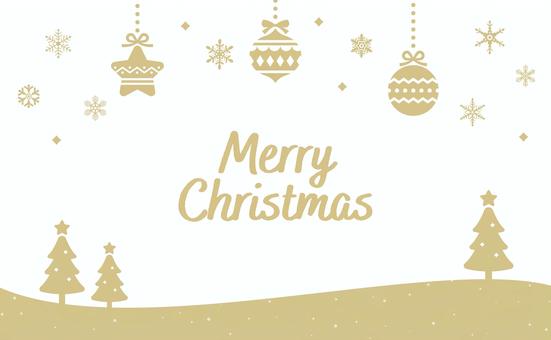 クリスマスのシンプル背景2 背景,クリスマス,メリークリスマス,文字,かわいい,おしゃれ,かっこいい,フォント,オーナメント,クリスマスツリーのイラスト素材