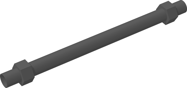 炭素鋼鋼管 配管,パイプ,鉄パイプ,炭素鋼鋼管,金属,円筒形,黒色,3dcg,立体,デフォルメのイラスト素材