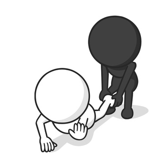 足を引っ張る人倒れる人 妨害,転倒,失敗,対立,人間関係,競争,トラブル,行動,動作,力のイラスト素材