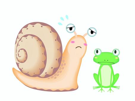 Illustration, snail, snails, rainworm, 