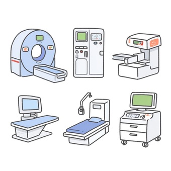 医療用画像診断装置と治療機器