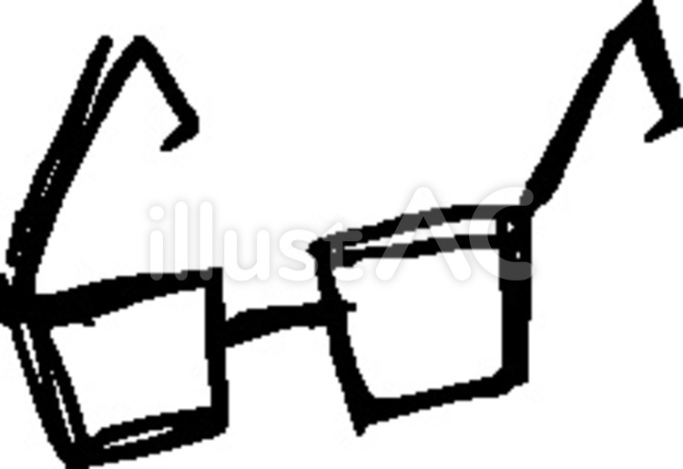 megane 忘れもの,伊達,ダテのイラスト素材
