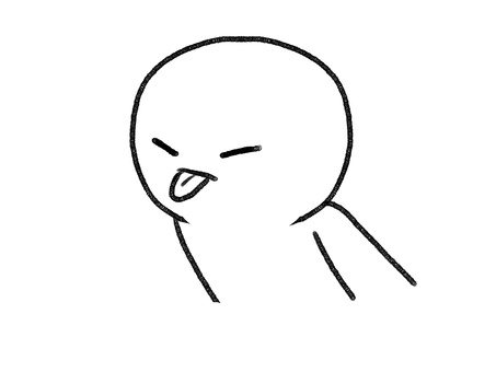 舌を出す棒人間線画 棒人間,人物,舌出し,喧嘩,手描き,落書き,表情,黒,シンプル,背景透過のイラスト素材