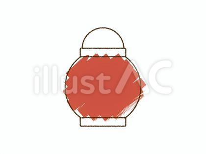 手描き祭り提灯