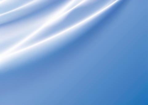 青色のシルクの布の背景素材 シルク,布,カーテン,光,グラデーション,青色,背景のイラスト素材