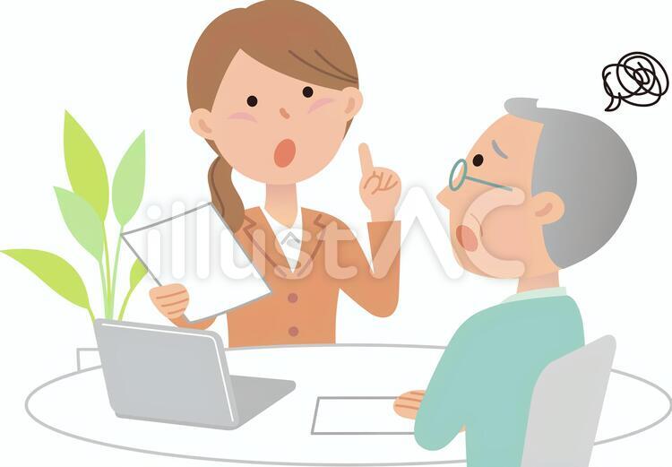 90204.相談4 相談,もやもや,相談窓口のイラスト素材