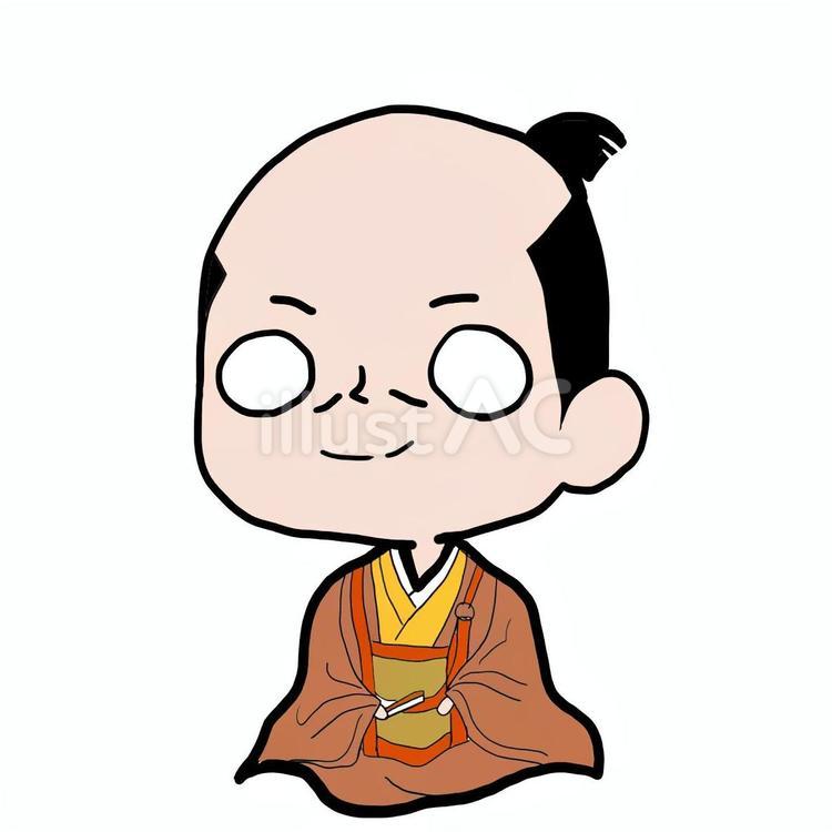 ゆるい朝倉義景さん 戦国時代,戦国武将,刀剣のイラスト素材