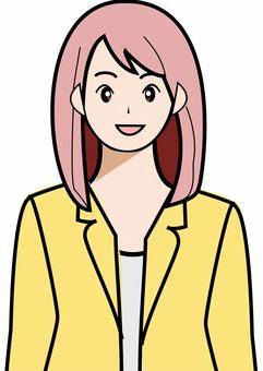 smiling suit woman, a smile, suit, female, JPG and PNG