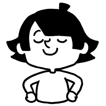 鼻高々に得意げな子ども こども,子ども,自慢,得意,えっへん,鼻,高い,達成,全身,人物のイラスト素材