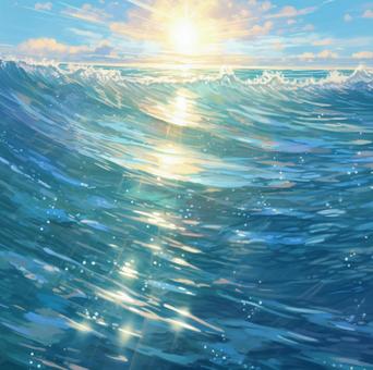 Illustration, natural, sea, water, 