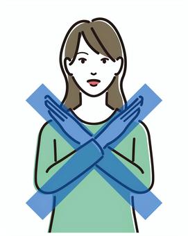 Illustration, cross, vector, gesture, 