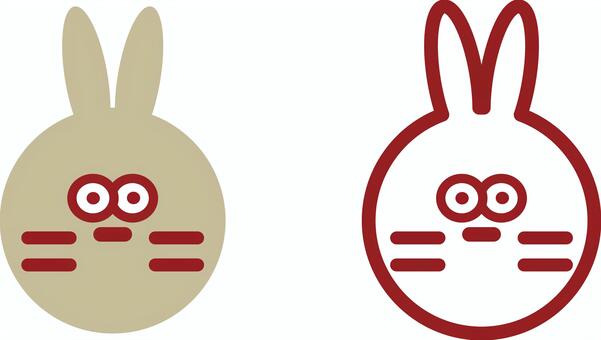 十二支のウサギの絵 十二支 うさぎさんのイラスト素材 [132012596] - PIXTA