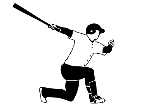 ベースボール ベースボール,野球,スポーツ,球技,プロ野球,メジャーリーグ,社会人野球,大学野球,ワールドベースボール,人のイラスト素材