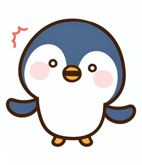 Cute penguins (surprised), , JPG, PNG and AI