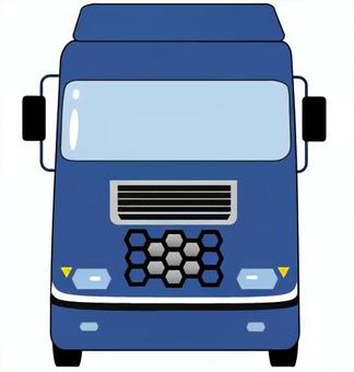 トラック49 車,トラック,正面,物流,運輸,運送,ロジスティクス,貨物,輸送,流通のイラスト素材