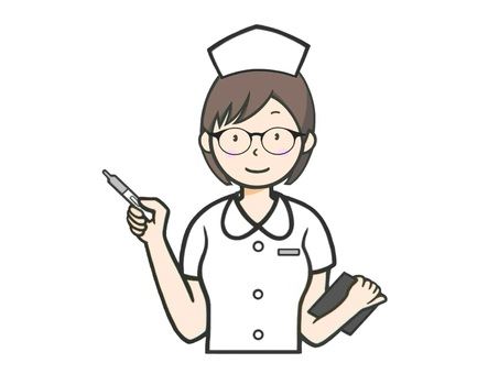 病院等に勤務する看護師(ナース)の女性 女性,医療,福祉,大人,女の人,ケースワーカー,ソーシャルワーカー,看護師,優しい,笑顔のイラスト素材