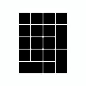 テンキーのシルエット2 テンキーのシルエット2 テンキー,キーボード,パソコン,入力機器,シルエット,シンプル,挿絵,黒,アイコン,道具のイラスト素材