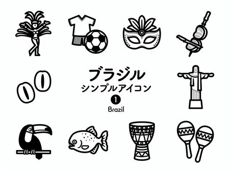 Sアイコン ブラジル モノクロ254 アイコン集,アイコン,サンバ,カーニバル,リオ,サッカー,ブラジル,南米,南アメリカ,シュラスコのイラスト素材
