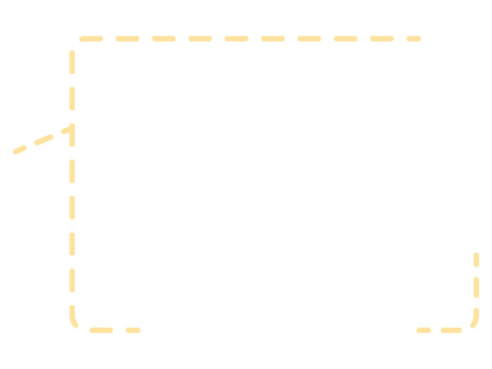 黄色い四角い吹き出し風フレーム 吹き出し,セリフ,フレーム,あしらい,飾り枠,コピースペース,装飾,見出し,メッセージ,ラベルのイラスト素材