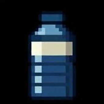 ペットボトル　ドット絵 ドット,ペットボトル,飲み物,水,ドリンク,ドット絵,ピクセルアートのイラスト素材