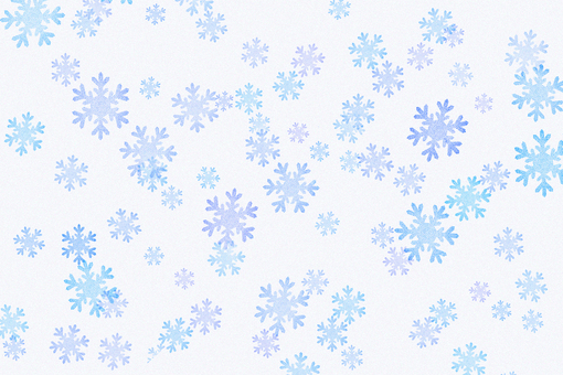 点描　雪の結晶　04 点描,雪,氷,冬,雪片,六花,雪花,雪華,氷晶,結晶のイラスト素材