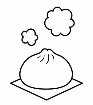 中華まんのアイコン 中華まんのアイコン 中華まん,食べ物,中華,蒸し,饅頭,肉まん,点心,飲茶,豚まん,アイコンのイラスト素材