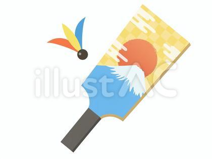 羽子板と羽根