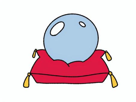 占いの水晶のイラスト 水晶,占い,クリスタル,スピリチュアル,占い師のイラスト素材