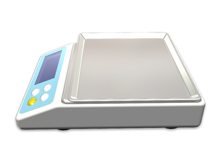 電子天秤の上にトレイ 電子天秤,トレイ,計量,質量,測定,デジタル,はかりのイラスト素材