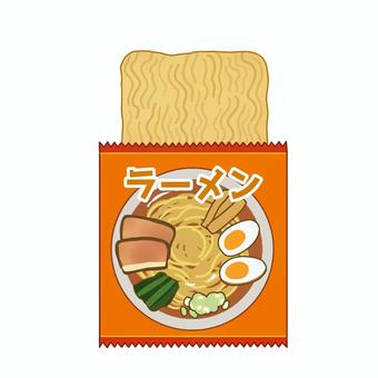 インスタントラーメン インスタント,ラーメン,食品,非常食,袋麺のイラスト素材