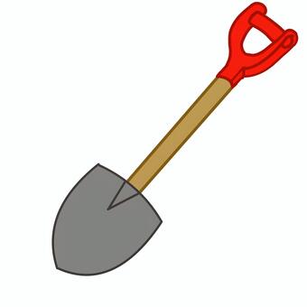 剣先スコップのイラスト スコップ,シャベル,剣先スコップ,農作業,園芸,道具,イラストのイラスト素材