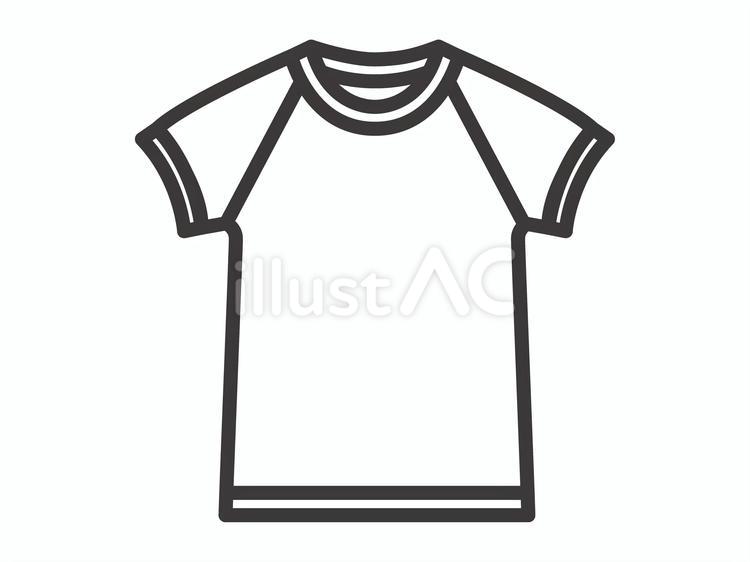 Tシャツ06 tシャツ,半袖,ファッションのイラスト素材