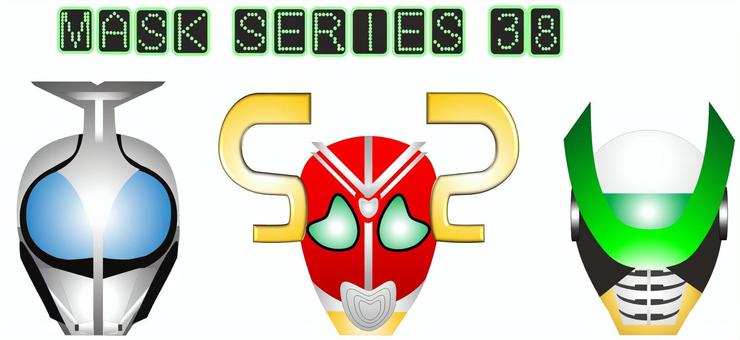 マスク シリーズ38 お面,かぶりもの,仮面,夏,祭り,夜店,マスク,秋,キャラクター,ワンポイントのイラスト素材