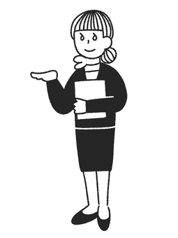 案内をする人 スタッフ,案内,ガイダンス,店員,アドバイザーのイラスト素材