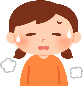 發燒的女孩, 人物, 到发热, 病, JPG 和 PNG