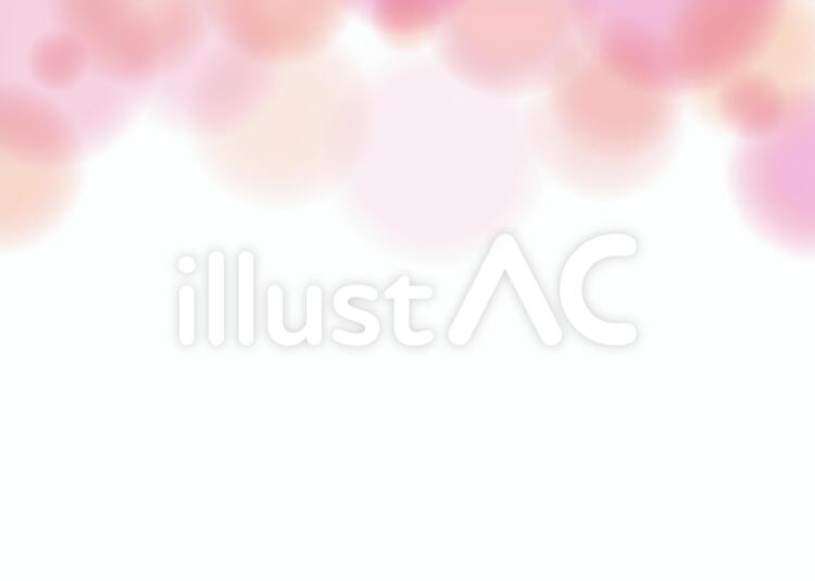 上部かざりフレームピンク　A4ぬりたし 背景,バック,フレームのイラスト素材