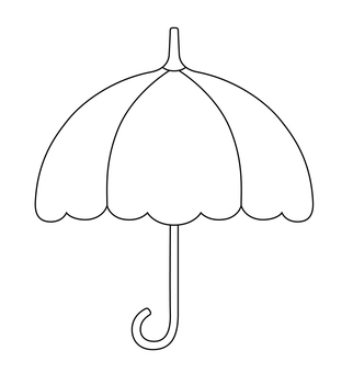 Parasol, parasol, umbrella, icon, JPG, PNG and AI