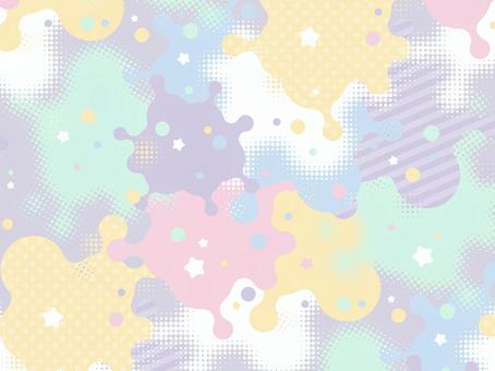 Pop and cute ink splashing pattern, pop, tiny, ink, JPG and AI