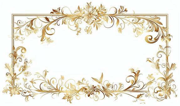 Illustration, telaio, cornice decorativa, petalo, 