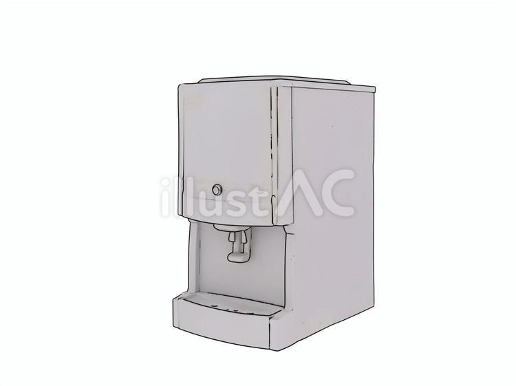 夏建設土木工事現場熱中症対策冷水の給茶機 夏,給茶機,麦茶のイラスト素材