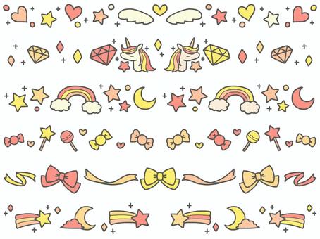ゆめかわいい ユニコーンイラスト 無料イラストなら イラストac