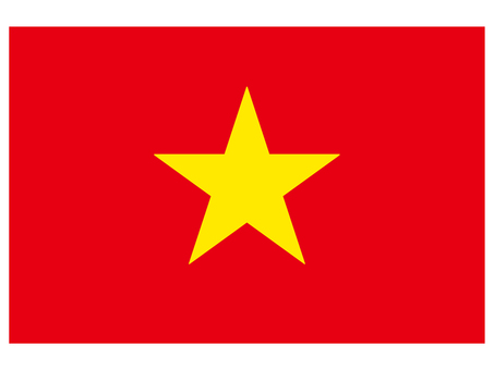 ベトナム国旗 ベトナム国旗,ベトナム,国旗,世界の国旗,旗,赤,黄色,五芒星,星,ベトナム社会主義共和国のイラスト素材