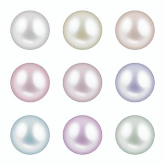 カラフルなパールイラストセット カラフルなパールイラストセット パール,真珠,シャボン玉,泡,綺麗め,女性,潤い,うるおい,色玉,美容のイラスト素材