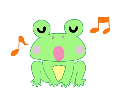 singing frog 1, , JPG and PNG