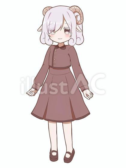ヒツジの女の子_デフォルト
