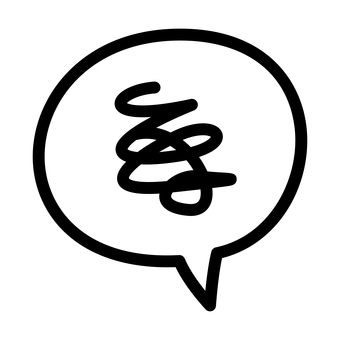 ふきだし　モヤモヤ ふきだし,感情表現,不満,わからない,嫌,理解できない,ストレス,モヤモヤ,ぐちゃぐちゃ,期待外れのイラスト素材